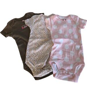 NWT - Carters Little Layette Onesies - Set of Three